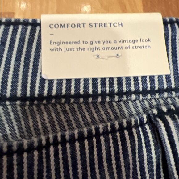 Universal Thread High Rise Wide Leg Jeans Blue Striped Women’s 30 NWT - Picture 7 of 9